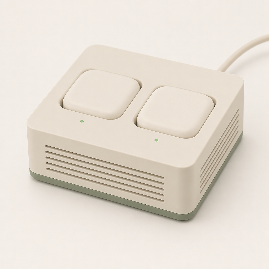 Mojo Dock with two Pods charging